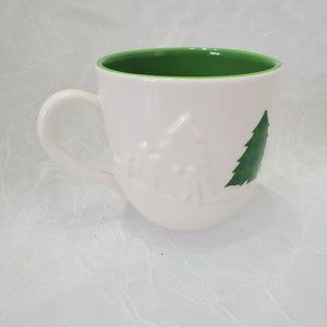 Starbucks 2006 Raised Holiday Christmas Coffee Tea Mug 16oz Cup
